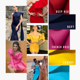 Structured one shoulder