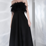 Gaia + Detachable Feather Wrap