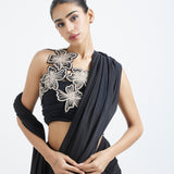 Mansi+ Zardozi overlay + Detachable pallu