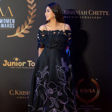 Shreya Godawat in Vero + Cutwork Wrap