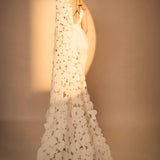 Sanjana Sanghi in Blanc Georgia Set + Drape