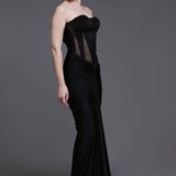 Noir Georgia Set of Corset + Skirt