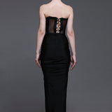 Noir Georgia Set of Corset + Skirt