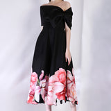 Black Juliette + Bow Wrap