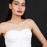 Clemence Corset + Detachable Floral Straps