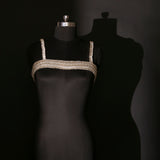 Detachable Rhinestones Neckline