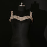 Detachable Crystal Neckline