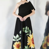 Olive (Black) + Wavy Wrap