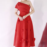 Scarlet Cassandra + Ruffle Wrap