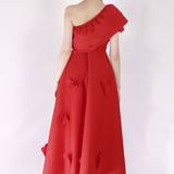 Scarlet Cassandra + Ruffle Wrap