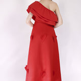 Scarlet Cassandra + Ruffle Wrap