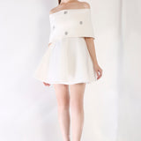 Tyche + Silver Studded Wrap